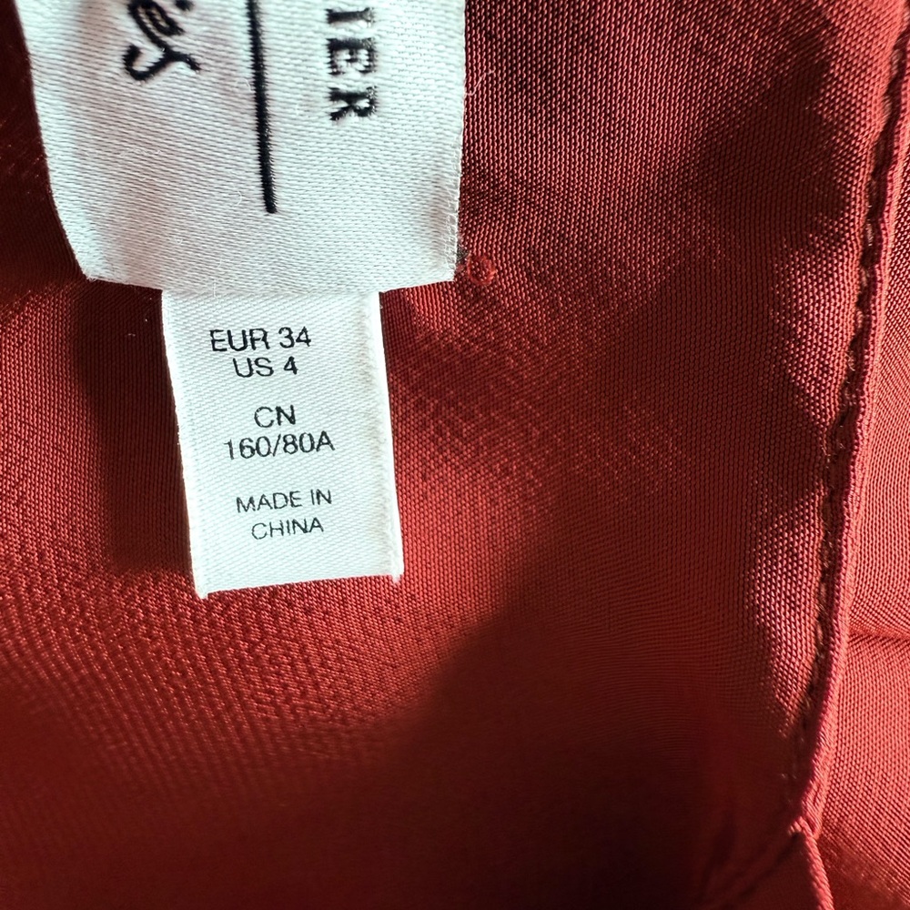 Stockholm Atelier Elegant Red Sleeveless Dress Size S View 6